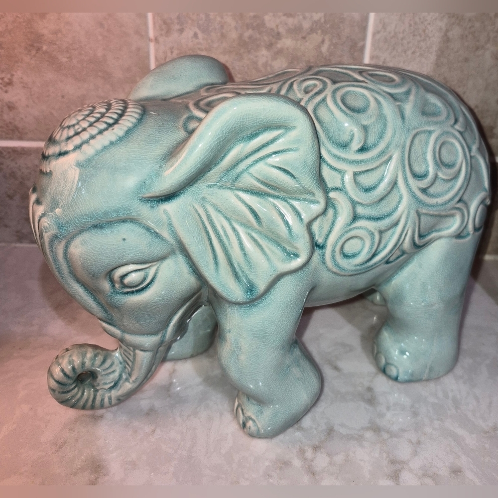 Ceramic Standing Elephant